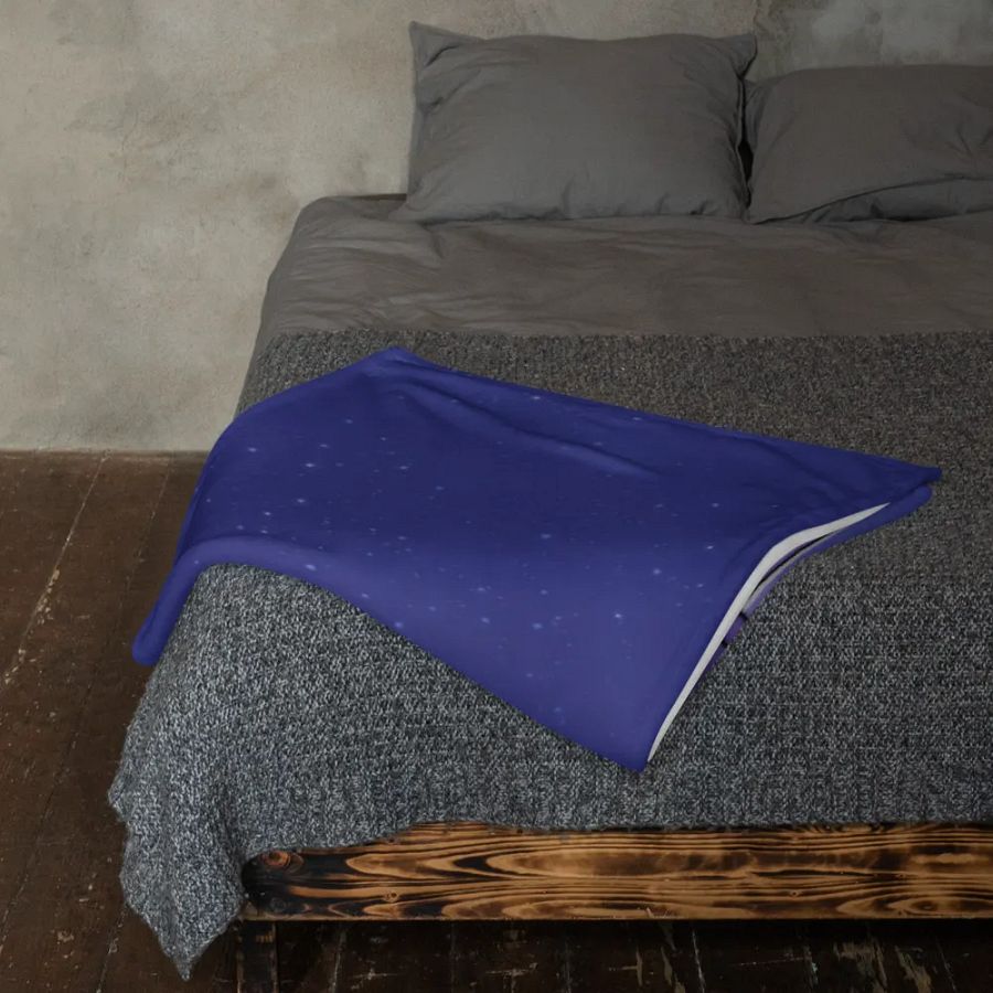 Clutzymina in Space Throw Blanket product image (11)