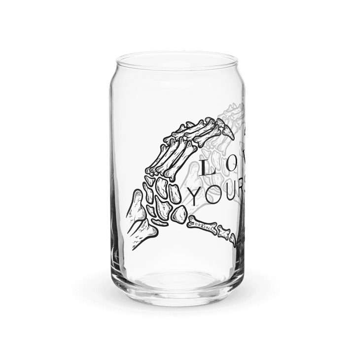 Love Yourself Skelly - Can-Shaped Glassware product image (2)