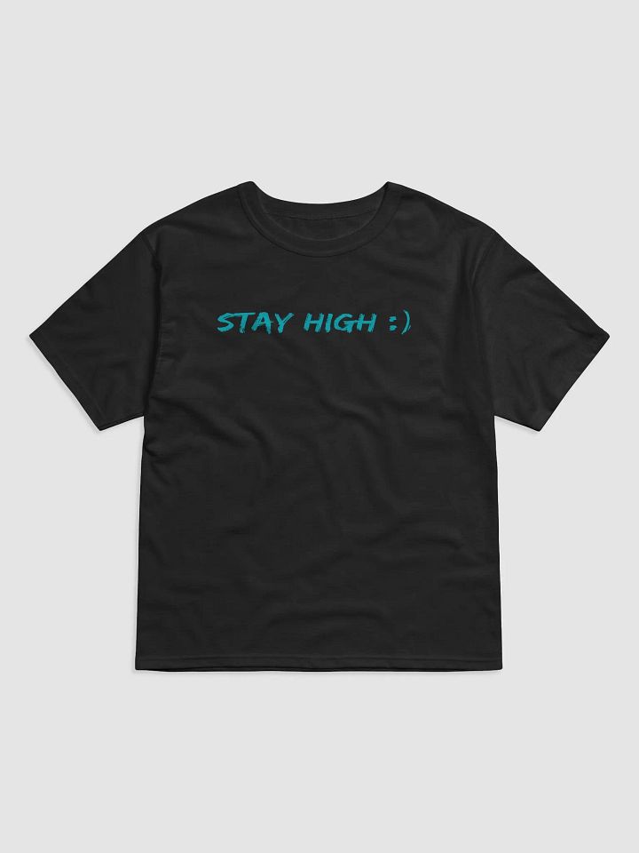 Champion Relaxed Stay High-fit T-Shirt (Turquoise Text) product image (1)