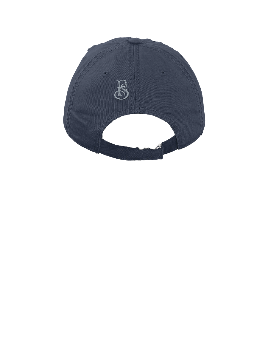 Distressed Dad Hat - Brushketeer - blue/grey product image (6)