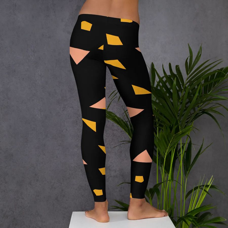 Symmetry Chic: Customizable All-Over Print Leggings product image (6)