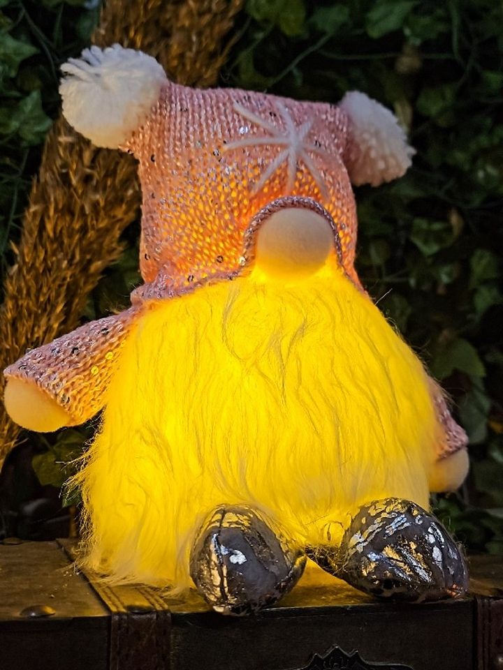 The Armored Kingdom Moonlit Lantern Gnome Plushie - LED Plushie product image (1)