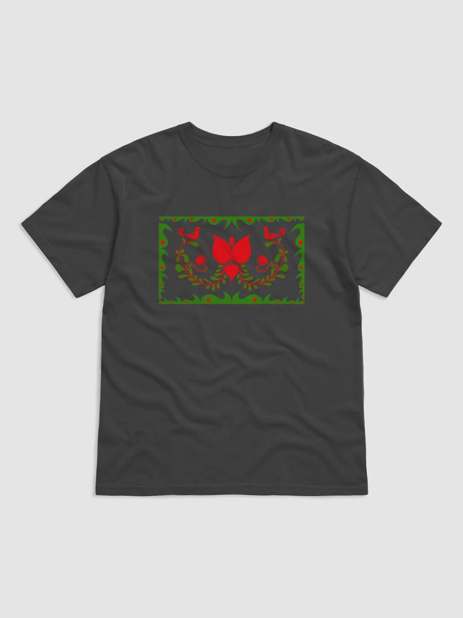 Hungarian Floral and Bird Motif T-Shirt product image (1)