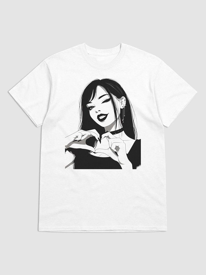 Confident Charm #Stylish Heavyweight White T-Shirt product image (1)