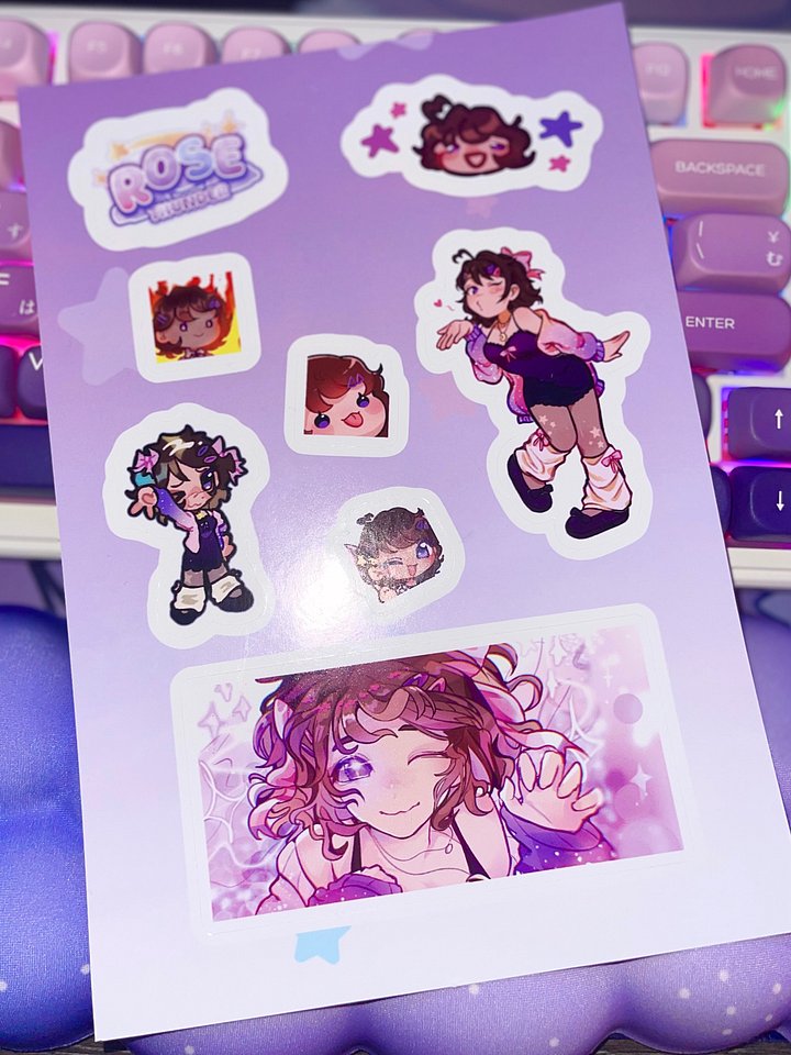 Rose Stickers 💜 product image (1)