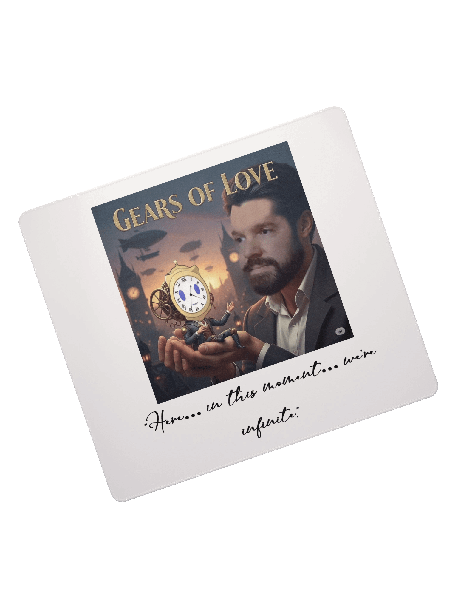 Gears of Love Mouse Pad product image (7)