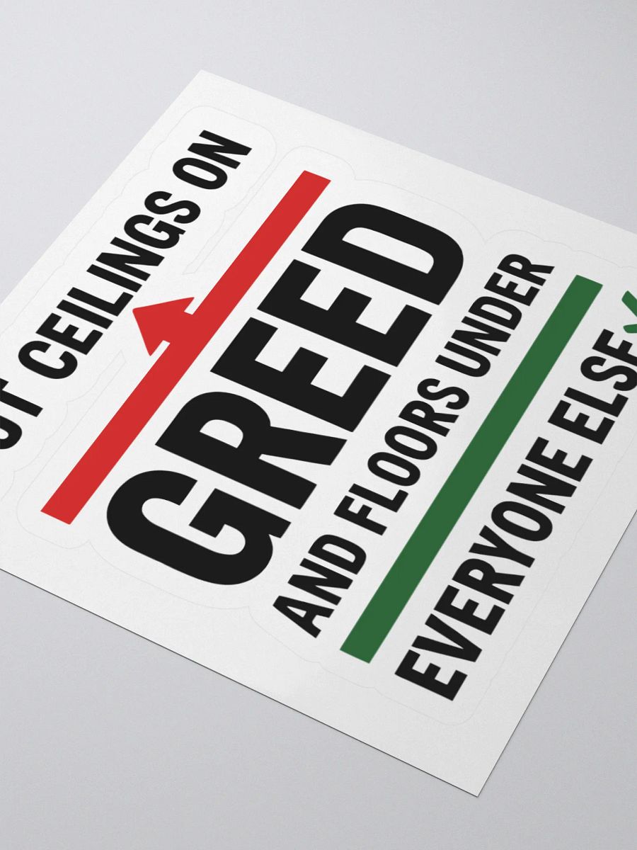 Greed Limitation Sticker Set product image (7)