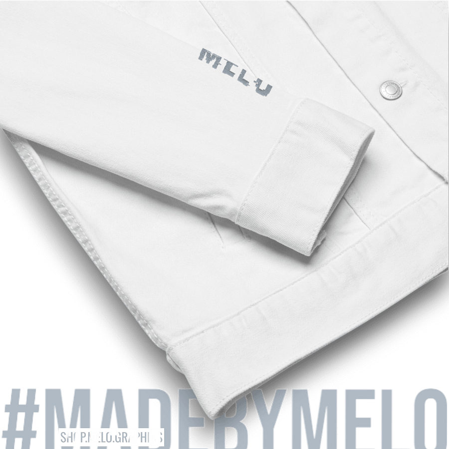 Rated M: Grey Stitched - Denim Jacket | #MadeByMELO product image (3)