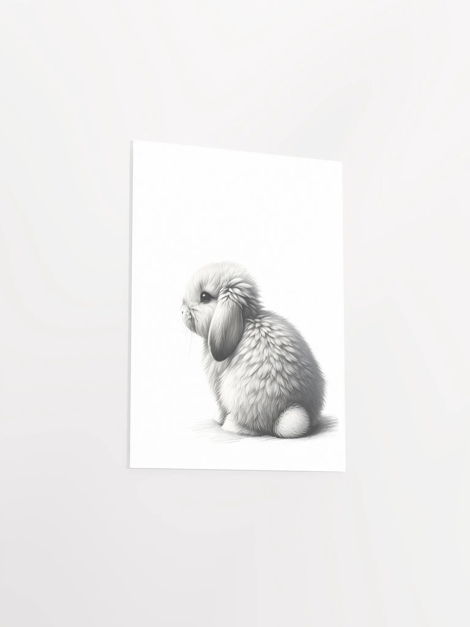 Woodland Lop Eared Bunny Print A201 product image (4)