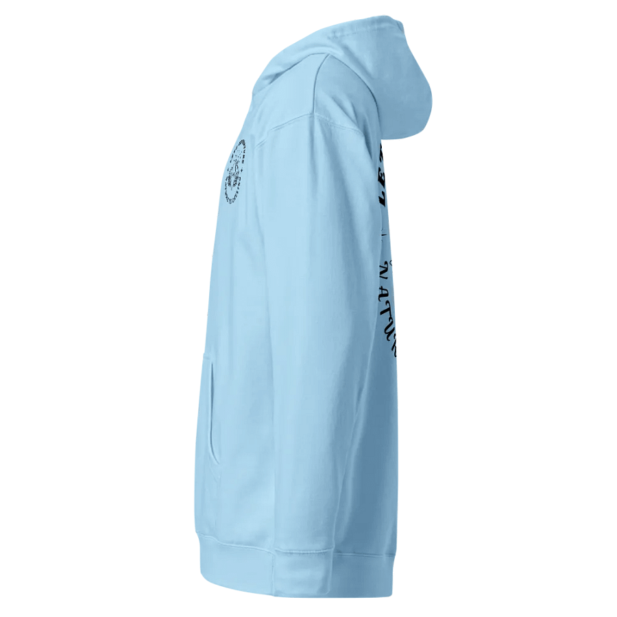 Embroidered and Printed "Lets Adventure, Nature is Calling" Midweight Hoodie product image (4)