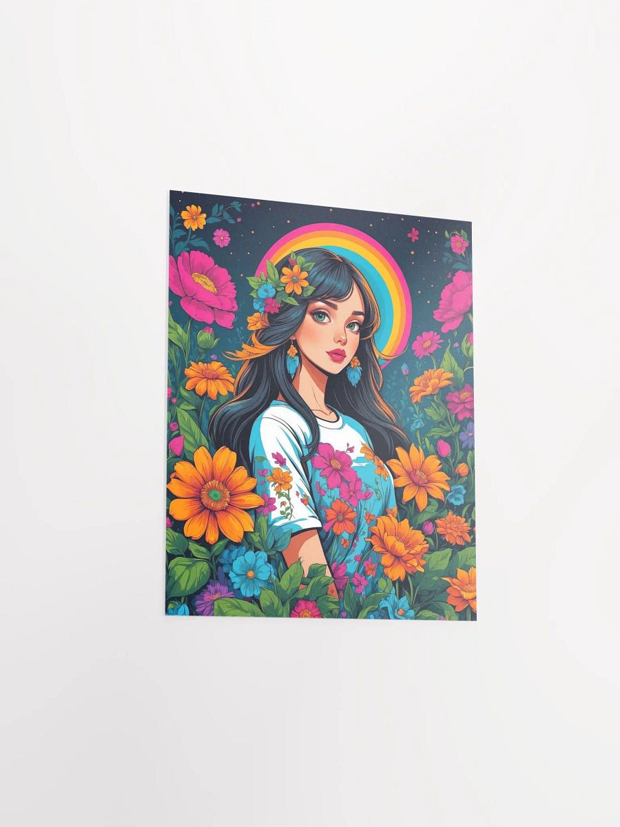 Midnight Flower Girl - Poster - Small and Standard Sizes - 8x10-11x14-12x16-16x20 Inches product image (12)