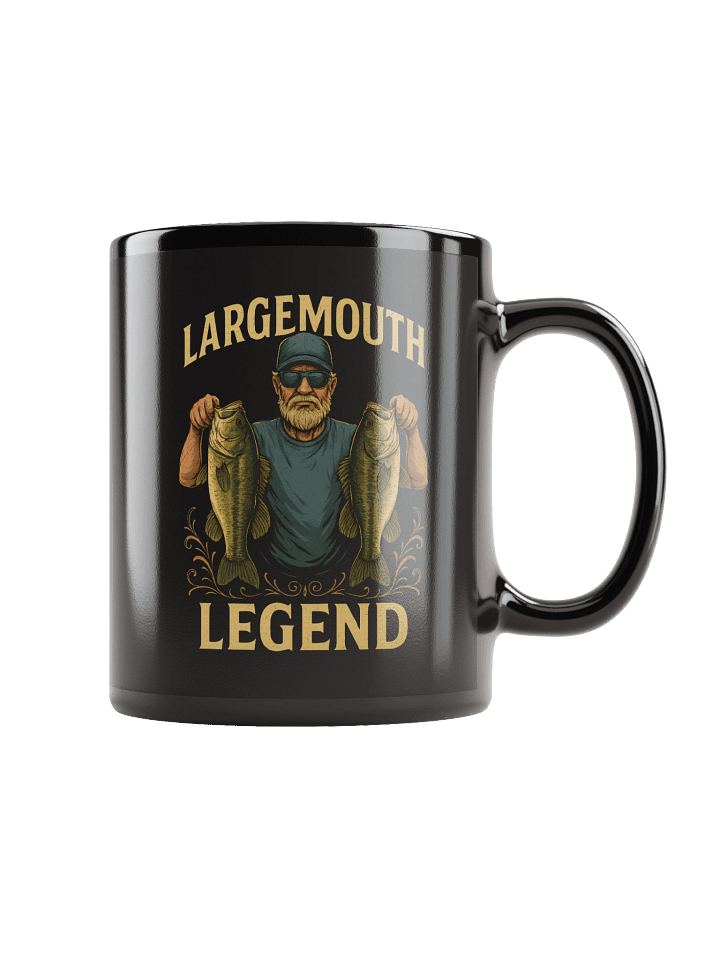 Bass Fishing Coffee Mug – Largemouth Bass Angler Cup for Fishermen product image (1)