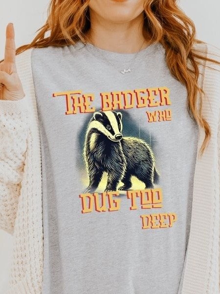 Badger Funny Vintage Pulp Mystery Harry Potter Shirt product image (11)