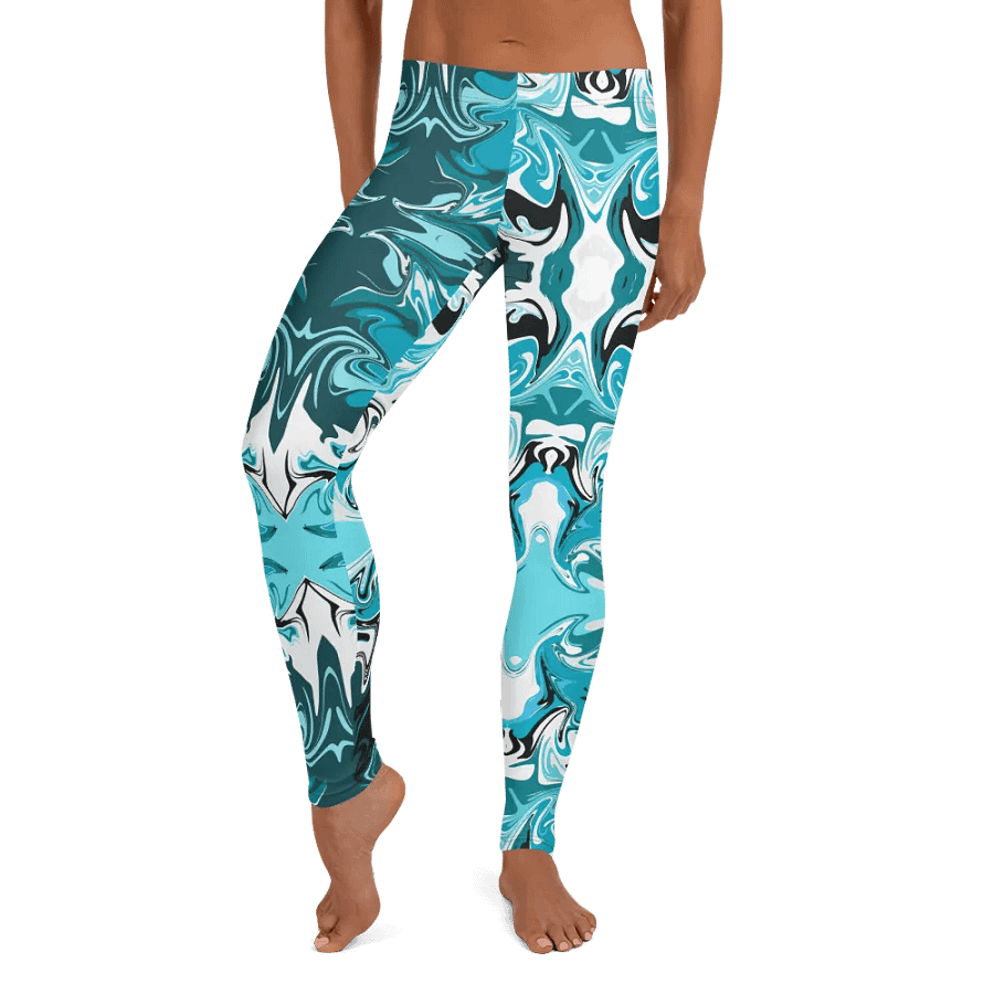 Blue Swirl Leggings product image (10)