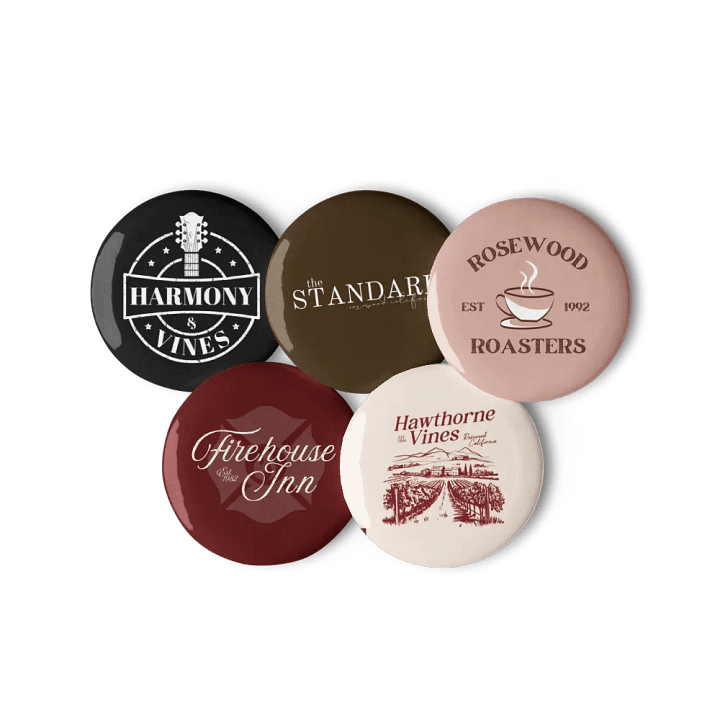 Hawthorne Vines - Button Pack #1 product image (1)