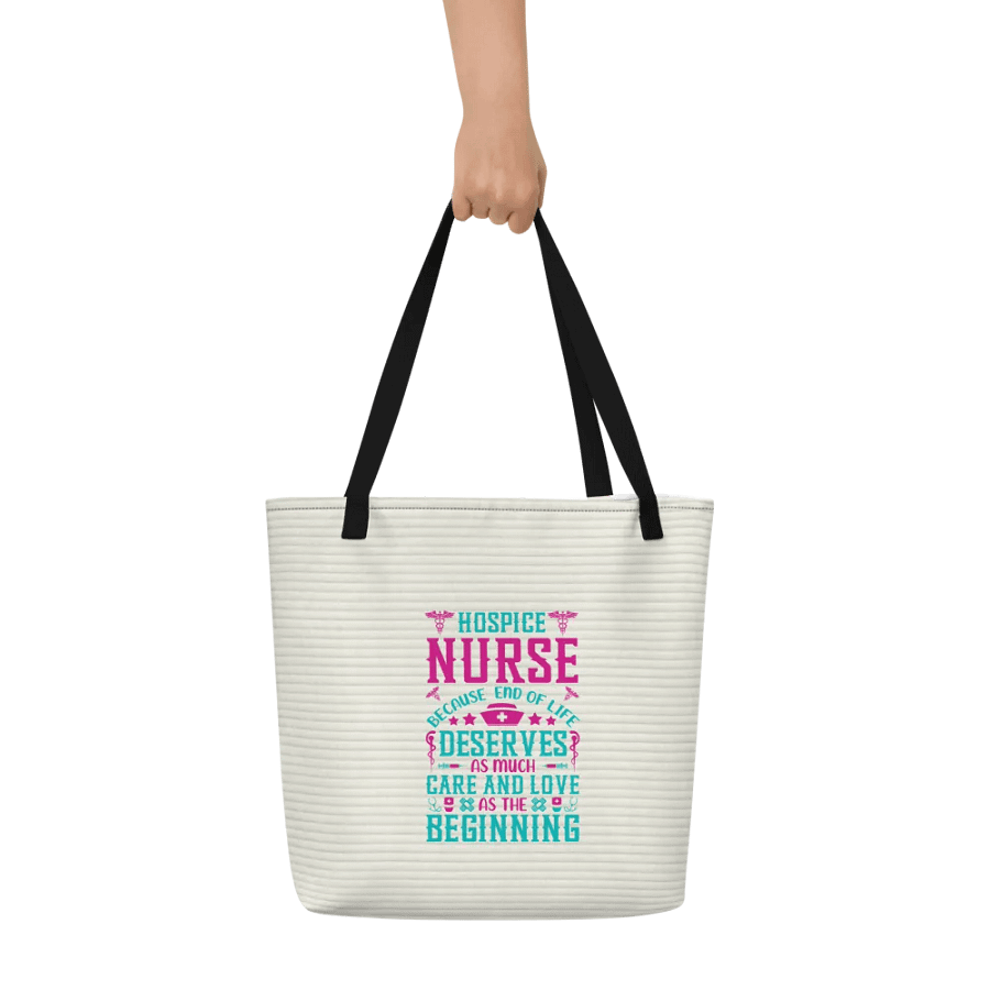 Hospice Nurse Tote Bag product image (6)