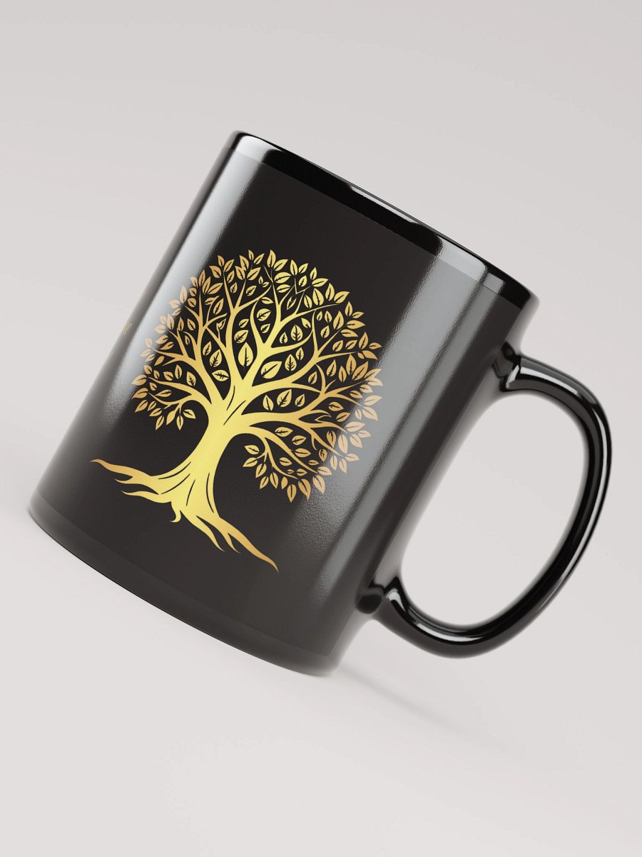 Mug Noir et Doré - Arbre de Vie - Cadeau Symbolique product image (4)