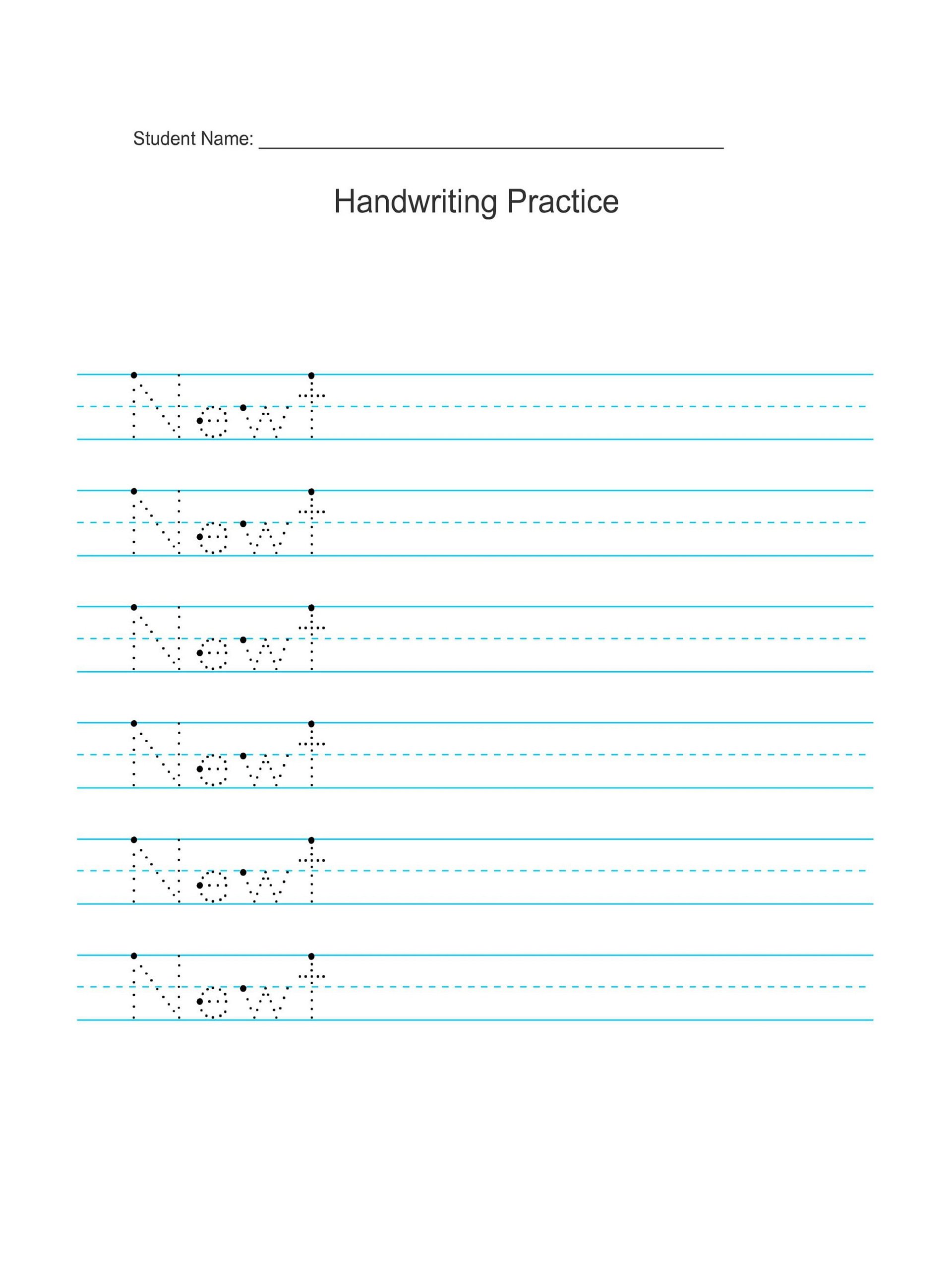 Letter Tracing Worksheets-Fun with Animals product image (7)