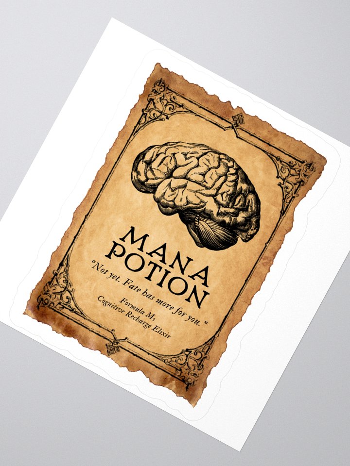 Mana Potion Sticker (Transparent) product image (6)