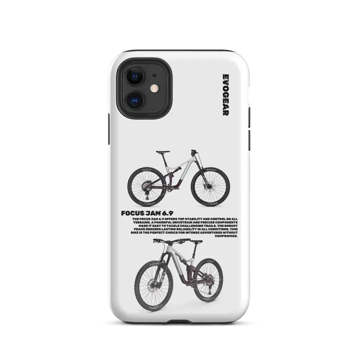 White Jam 6.9 iPhone Case product image (2)