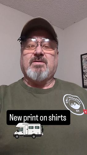 Trying out new prints #onlyweekendsrv