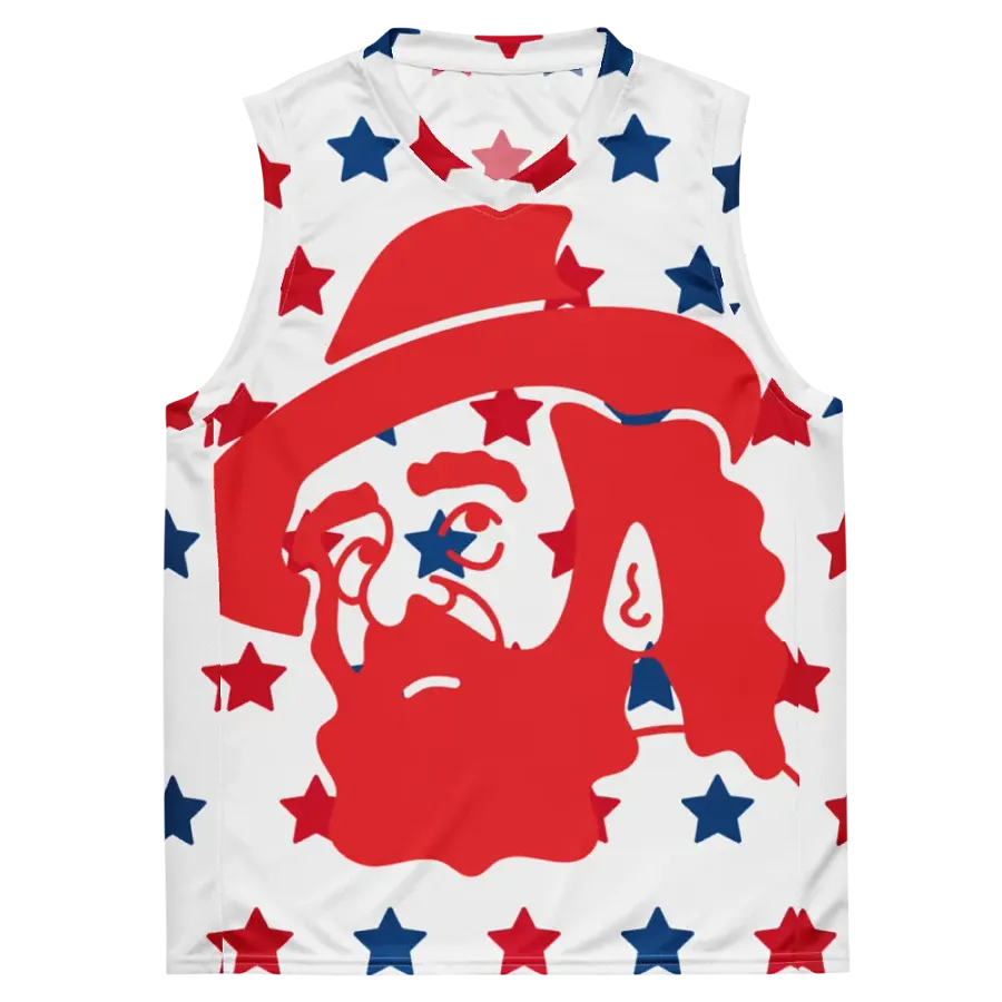 Starry Hoopster: All-Over Print Basketball Jersey product image (2)