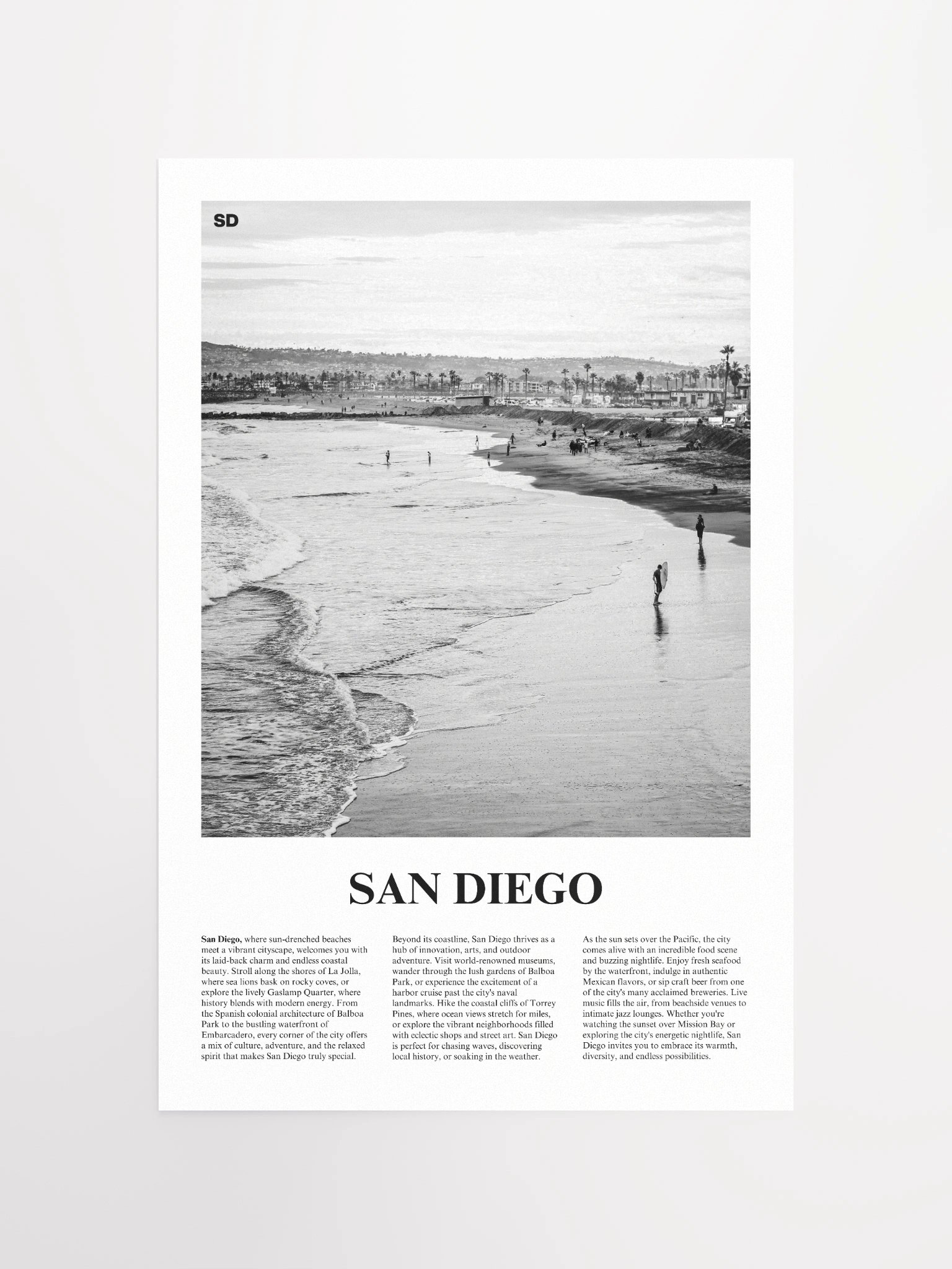 San Diego 03 Newspaper Poster product image (5)