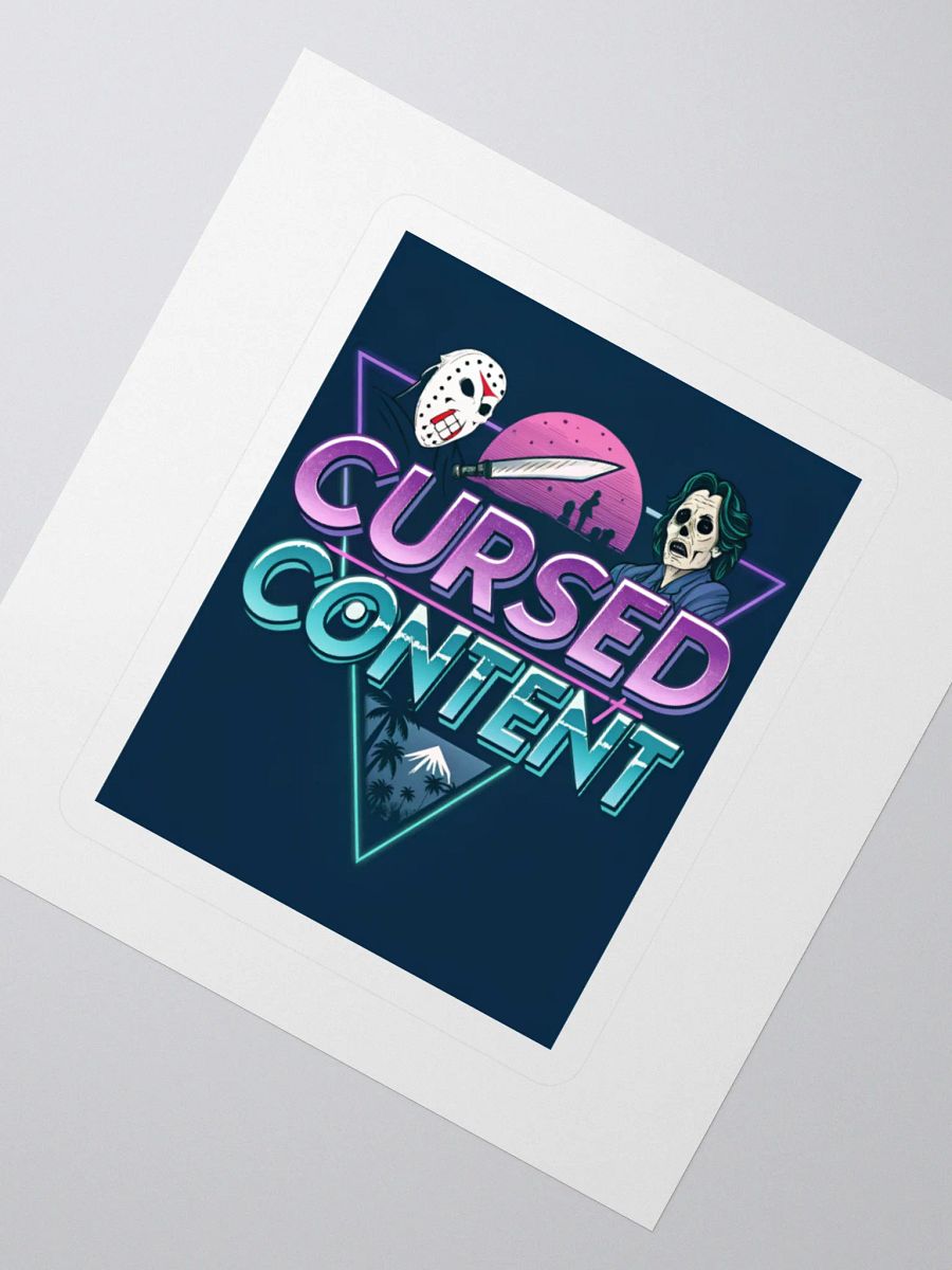 Cursed Content Sticker, Featuring the Shimmer Lake Slasher: Variant #3 product image (2)