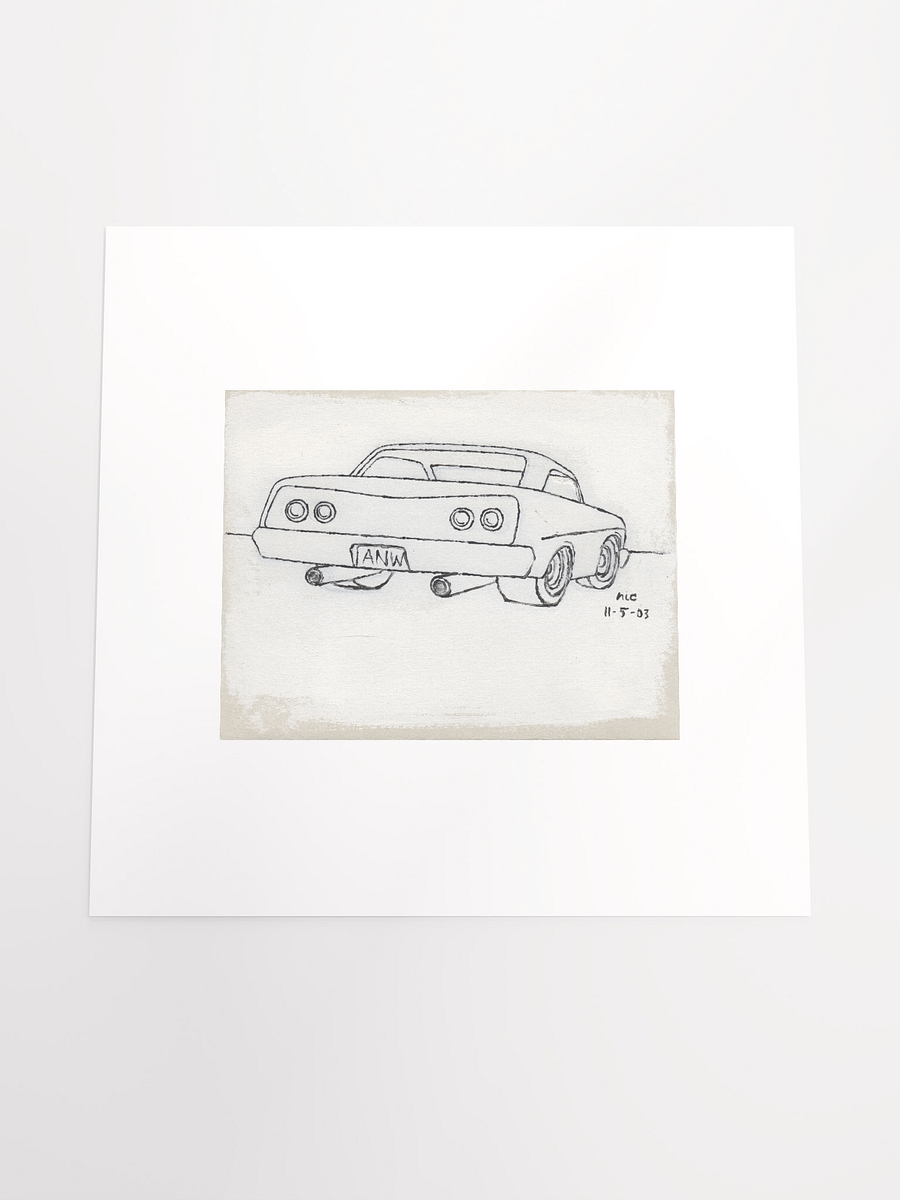 White Car #1 Print product image (5)