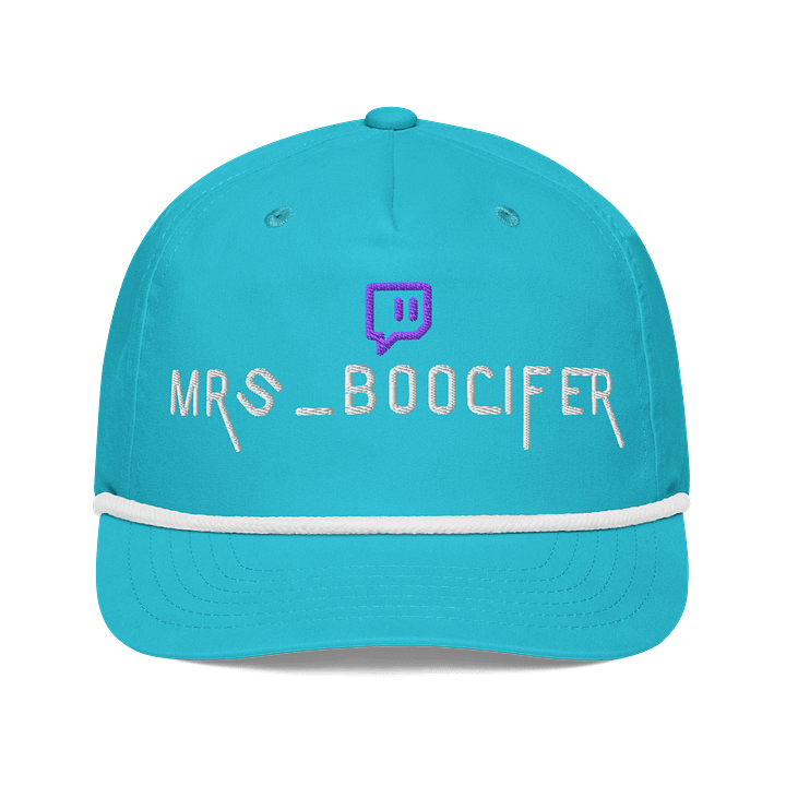Mrs Boo Golf Hat (Turq/White) product image (1)