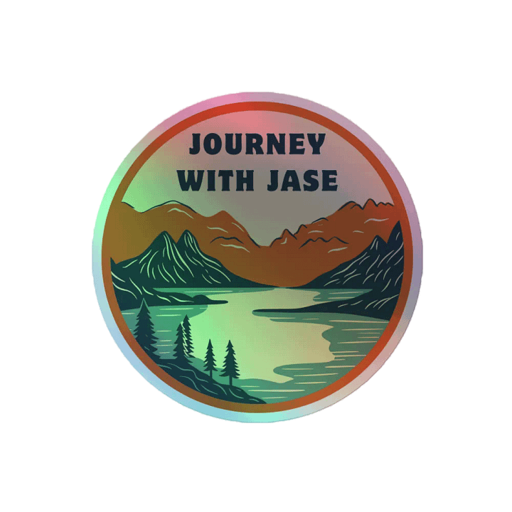 Journey With Jase Logo Holographic Sticker product image (2)