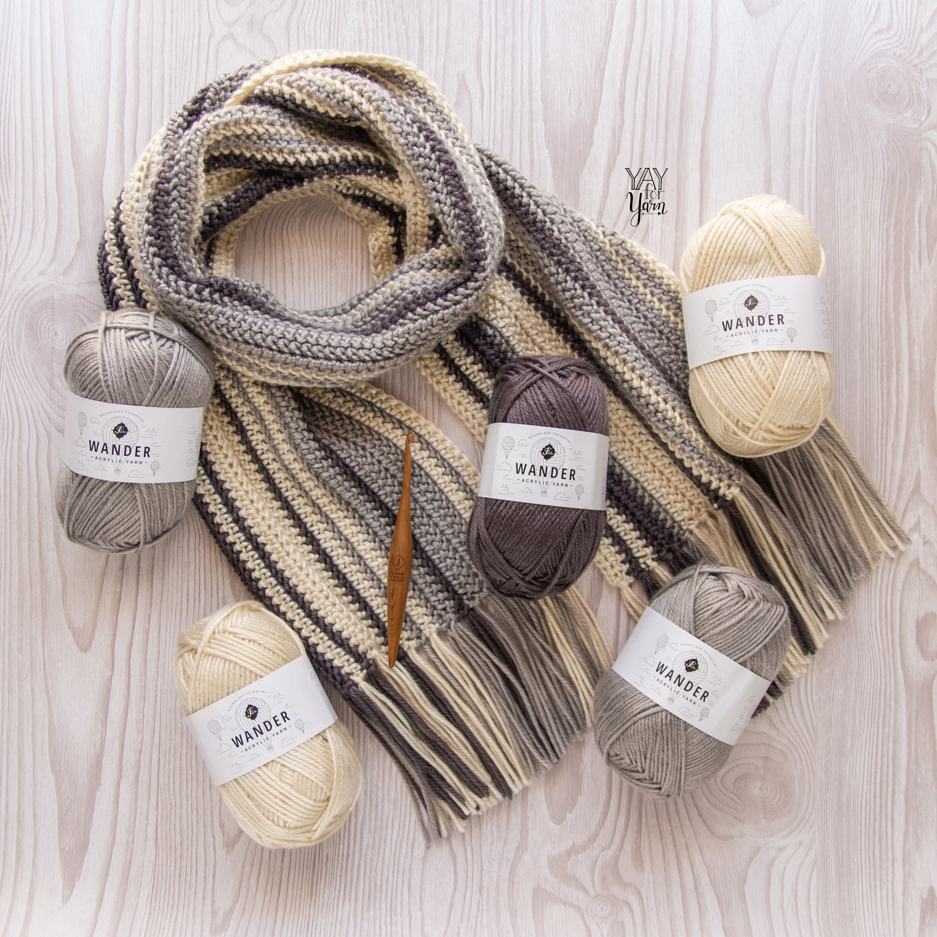 Herringbone Scarf - PDF Crochet Pattern & Video Tutorial product image (2)