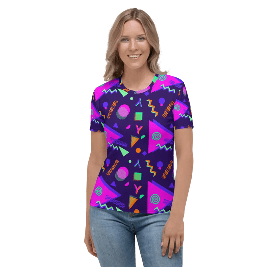 Arcade Dreams Full Print Women's Crew Neck Shirt product image (4)