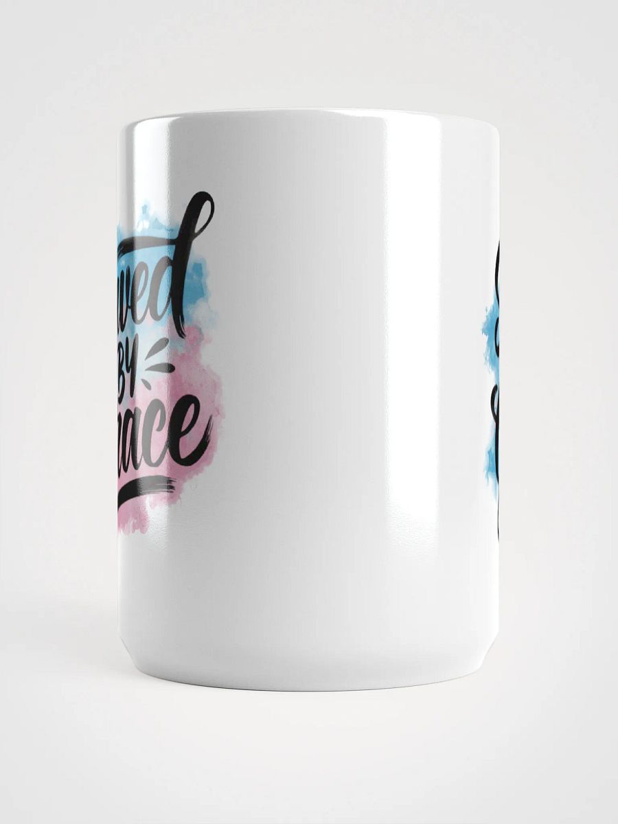 Saved By Grace Colorful Inspirational Mug | Christian Coffee Cup product image (5)