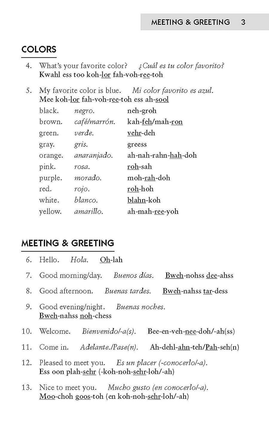 Easy Spanish Phrase Book NEW EDITION product image (9)