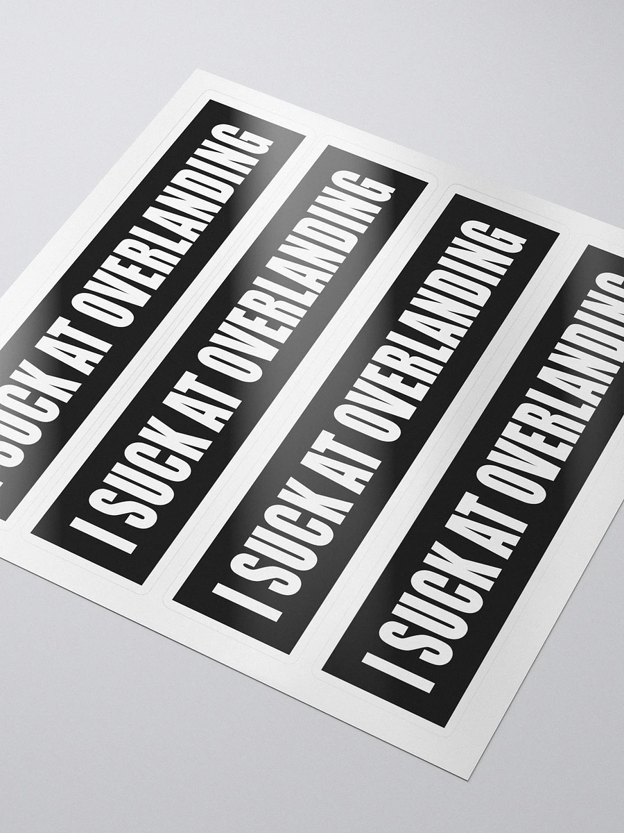 I SUCK AT OVERLANDING | Decal Sheet product image (3)