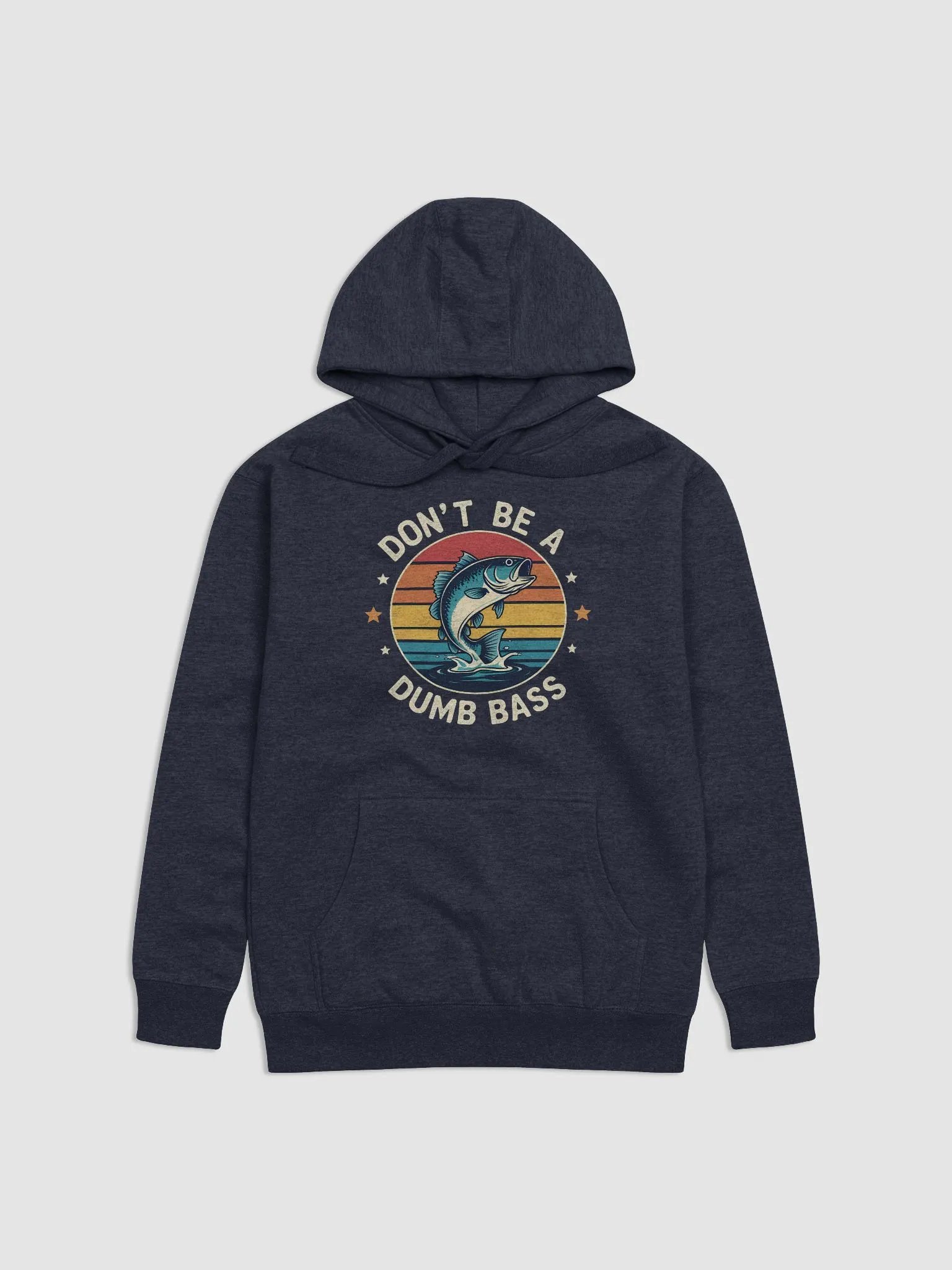 Fishing- Dont Be Dumb Bass Fish Funny Dad T-Shirt product image (1)