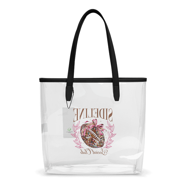 'Sideline Social Club' Clear Tote Bag product image (2)