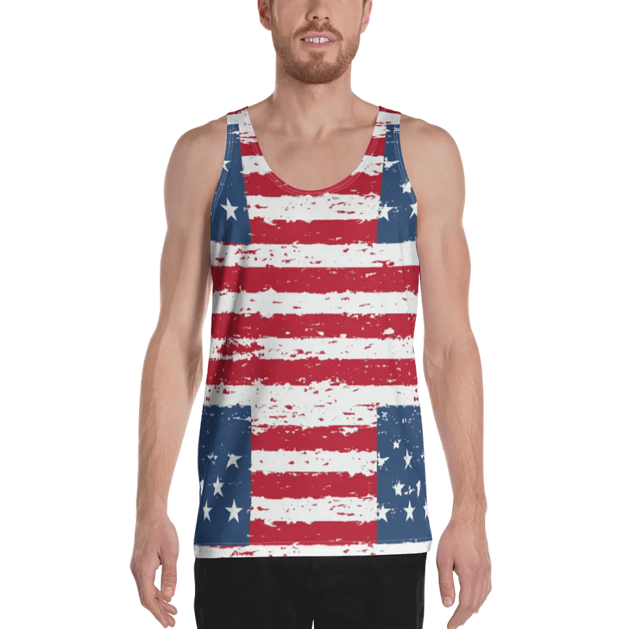 Geaux 31 (On Back) Vintage Flag Style Men's Tank Top product image (3)