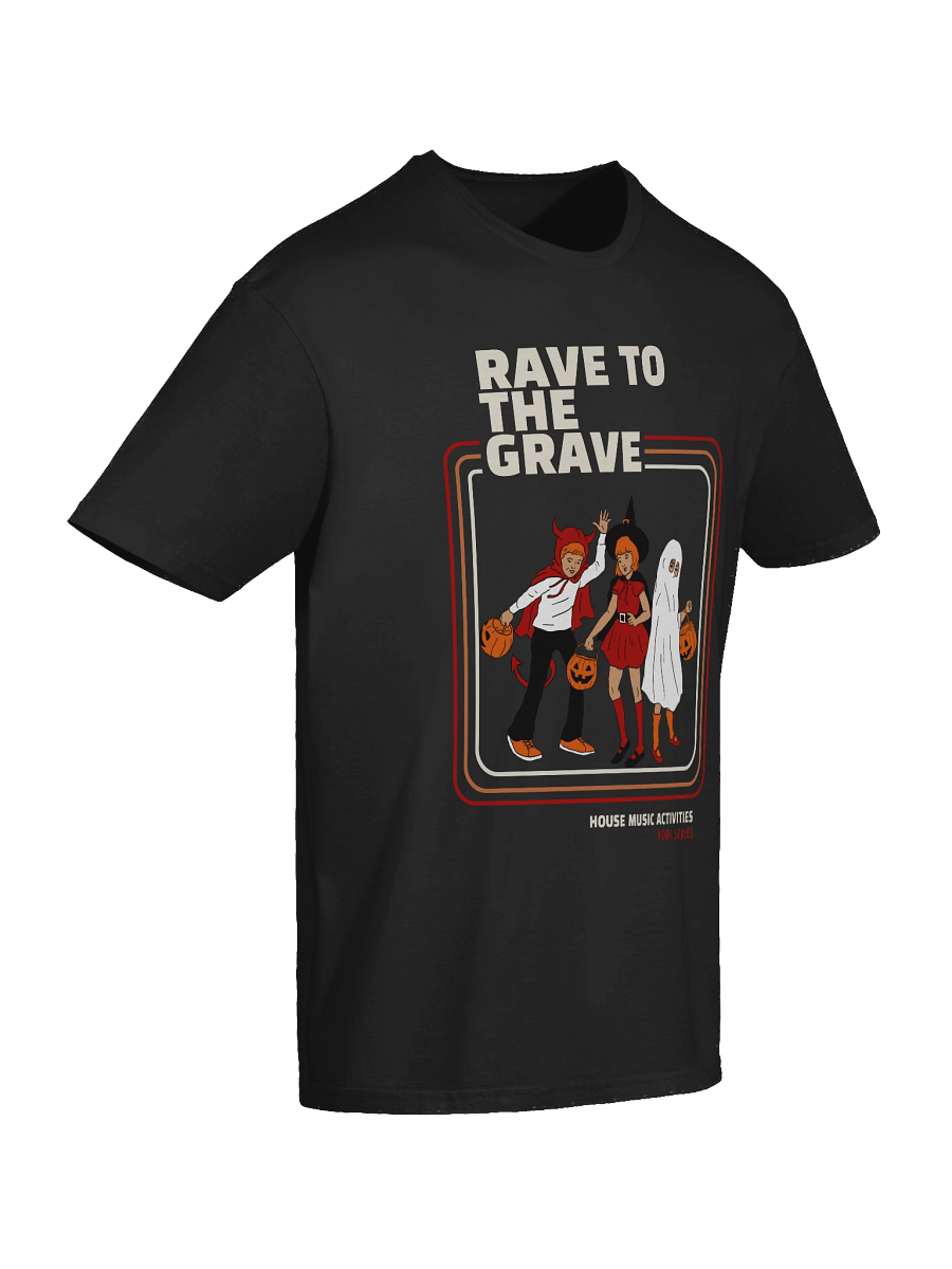 Rave to the Grave Halloween Unisex T-Shirt product image (10)
