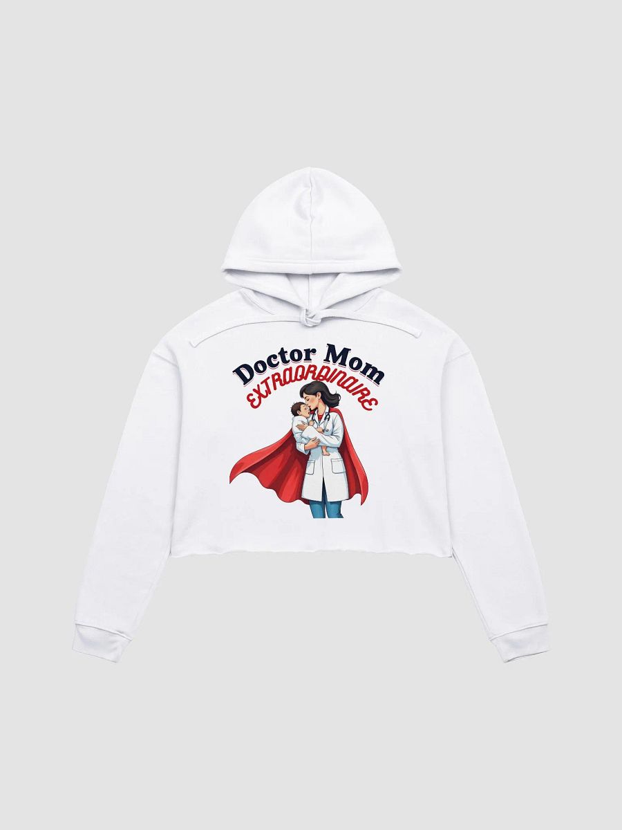 Superhero Doctor Mom Crop Hoodie product image (5)