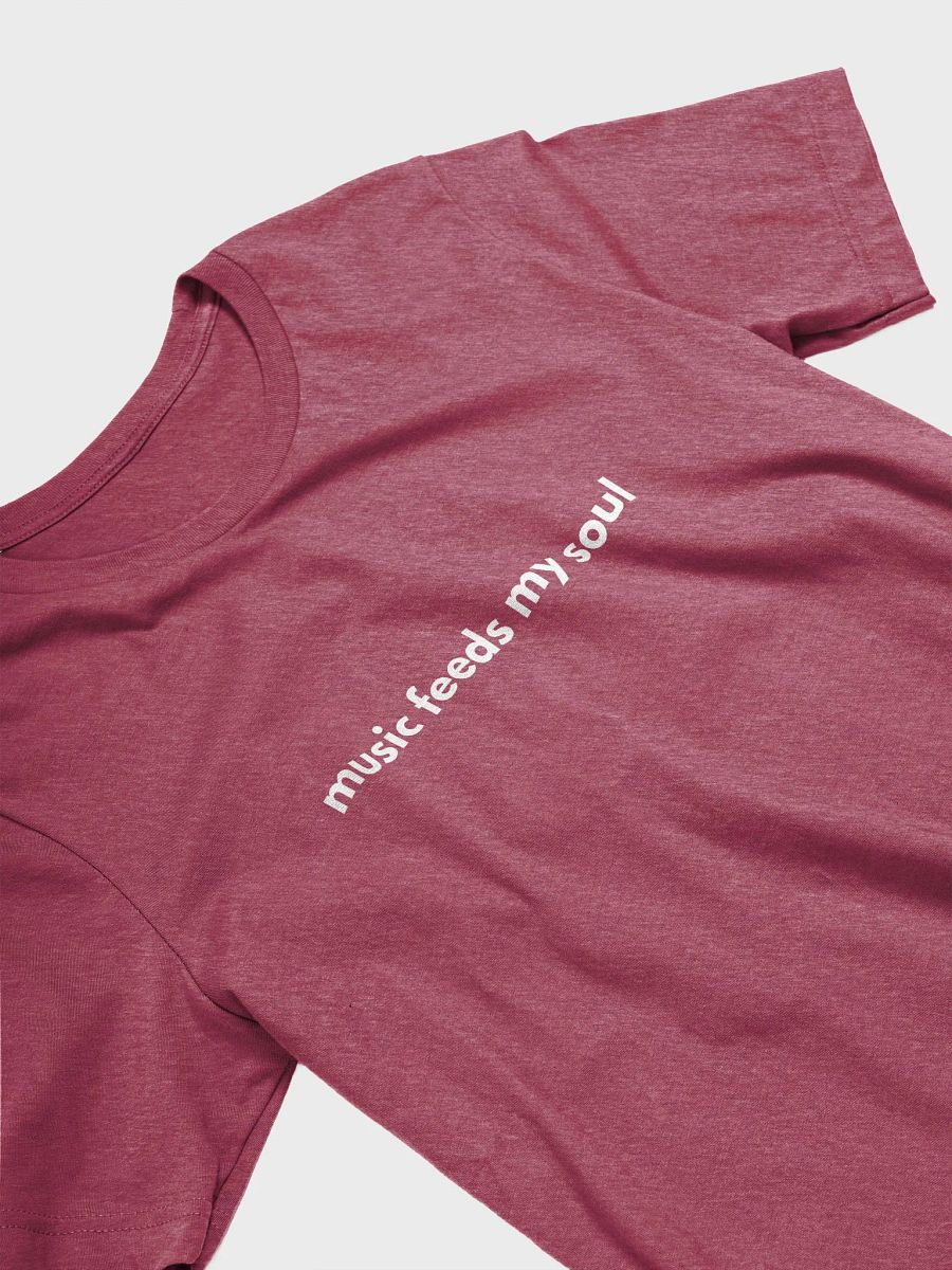 Music Feeds My Soul - Unisex T-shirt Bella Canvas 3001 product image (12)