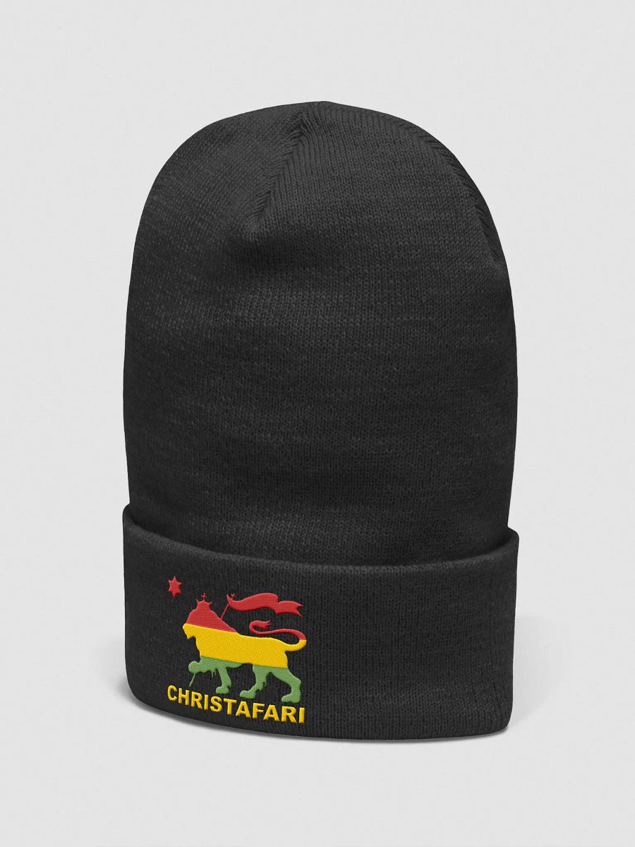 Lion of Zion Embroidered Beanie product image (4)