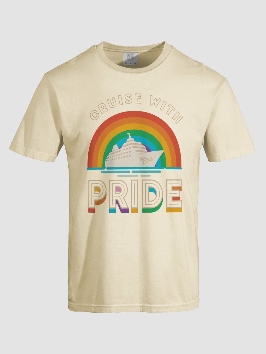 Men's Cruise with Ben and David Rainbow Pride T-Shirt - Natural product image (7)
