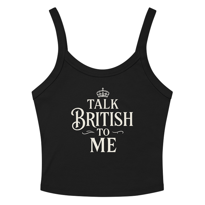 Royal Vibes Micro-Rib Tank Top product image (2)