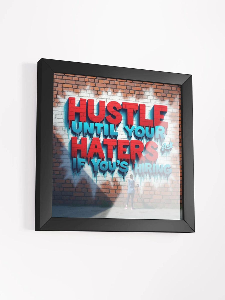 Hustle Graffiti Art Matte Poster product image (37)