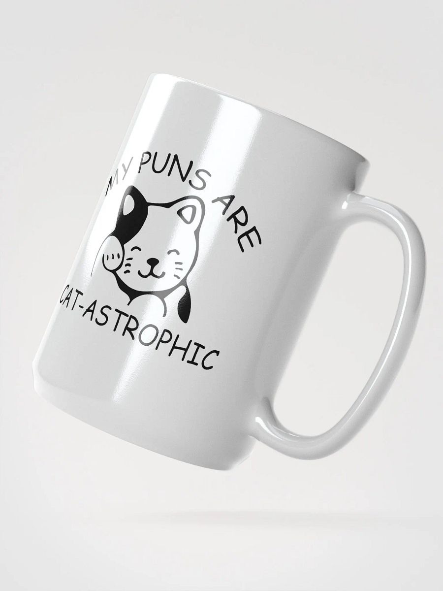 Cat-astrophic puns - mug product image (2)