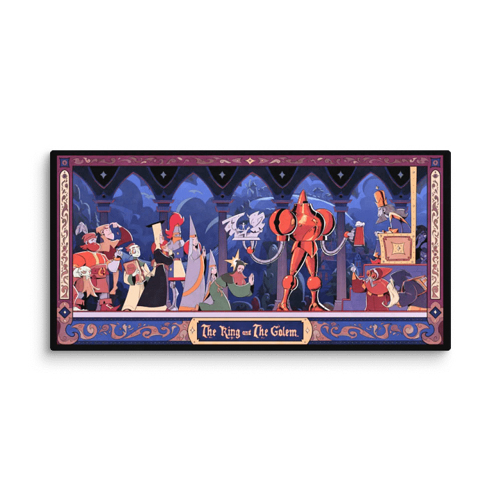 The King and The Golem - Canvas print product image (2)