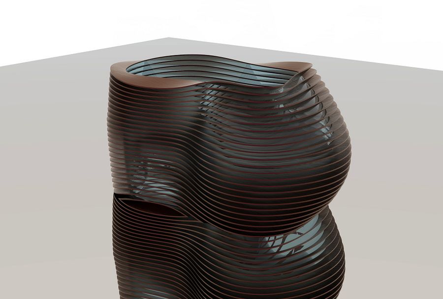 Curved Parametric Facade Design Grasshopper Rhino Files Download product image (4)