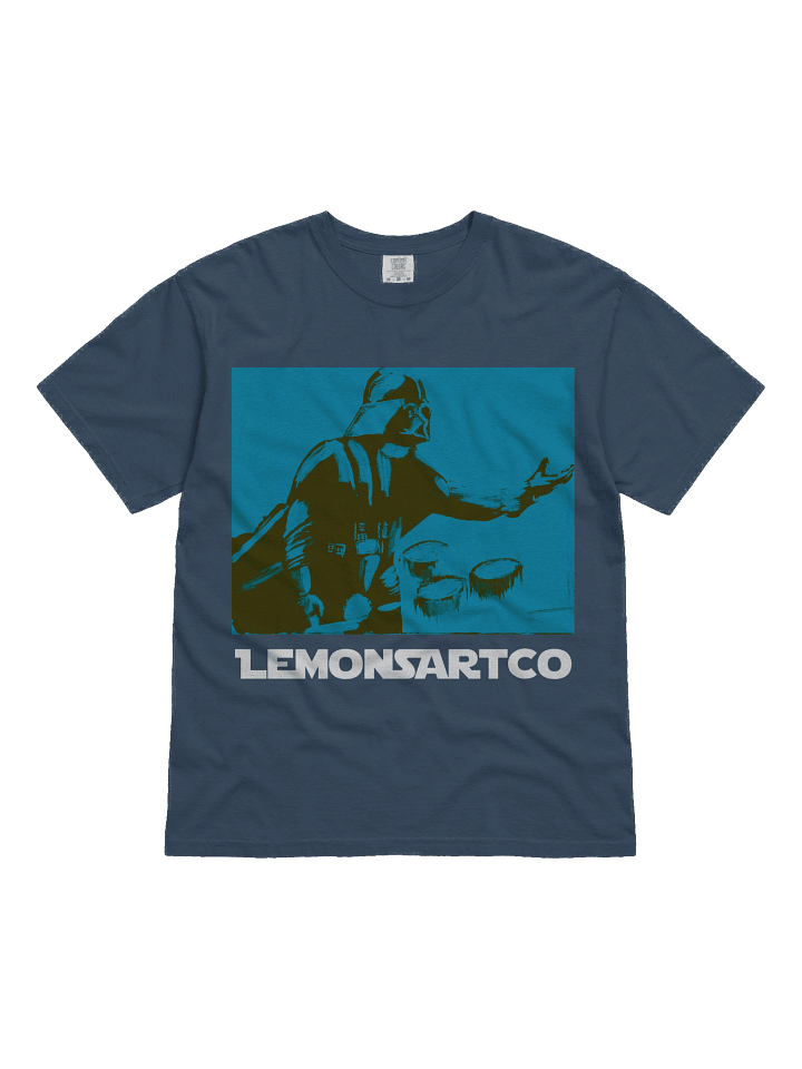 Darth Vader Blue Hi Contrast Cotton Tee product image (11)